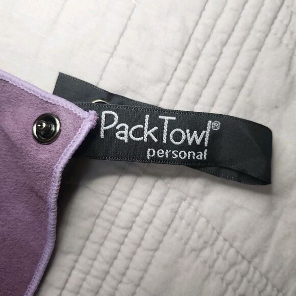 PackTowl Personal Microfiber Travel Towel Purple Quick Dry Camping Used - Picture 9 of 9